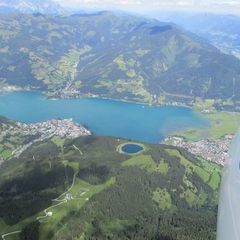 Flugwegposition um 13:13:58: Aufgenommen in der Nähe von Gemeinde Piesendorf, 5721 Piesendorf, Österreich in 2287 Meter